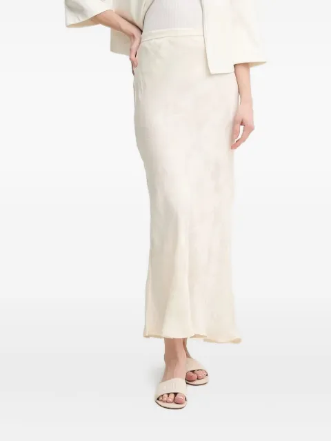 Hoss Intropia embossed satin maxi skirt