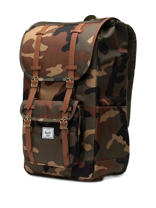 Herschel Supply Sac à Dos à Motif Camouflage Vert FARFETCH TN