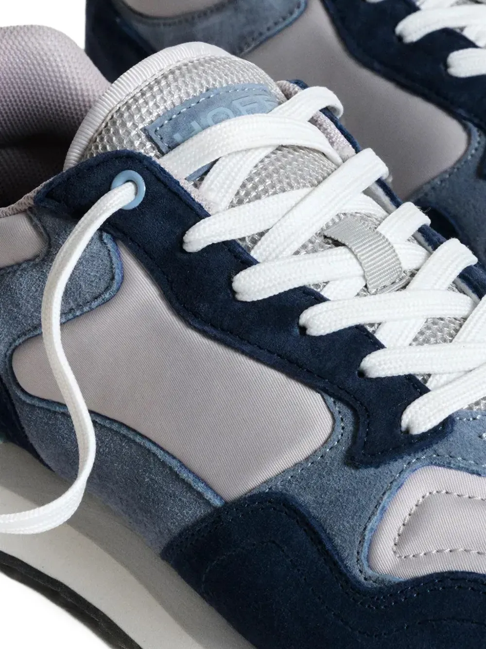 Hoff Alberobello sneakers met suède vlakken Blauw
