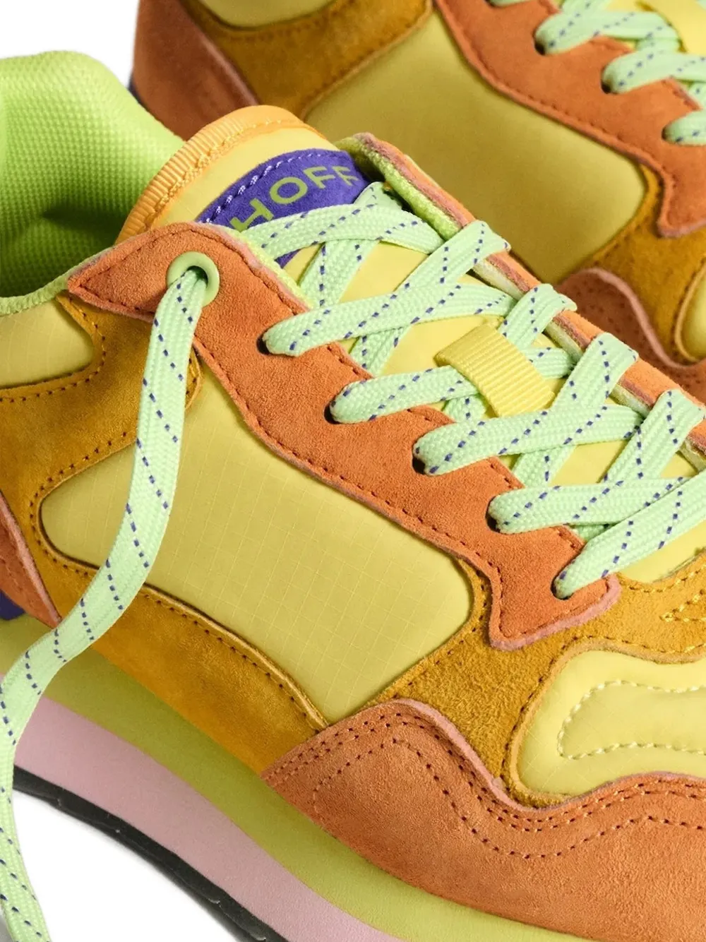 Hoff City Nairobi suede-panelled sneakers - Geel