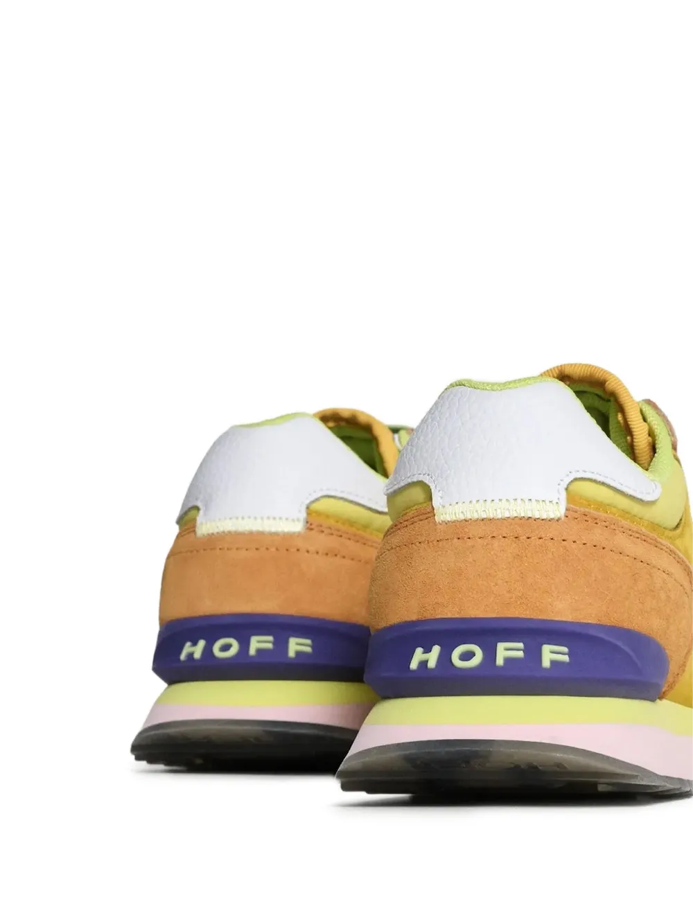 Hoff City Nairobi sneakers met suède vlak Geel