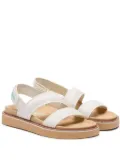Hoff Road flat sandals - White