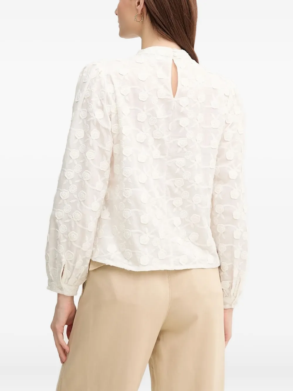 Hoss Intropia embroidered lace-insert blouse | Blouses | Image 2