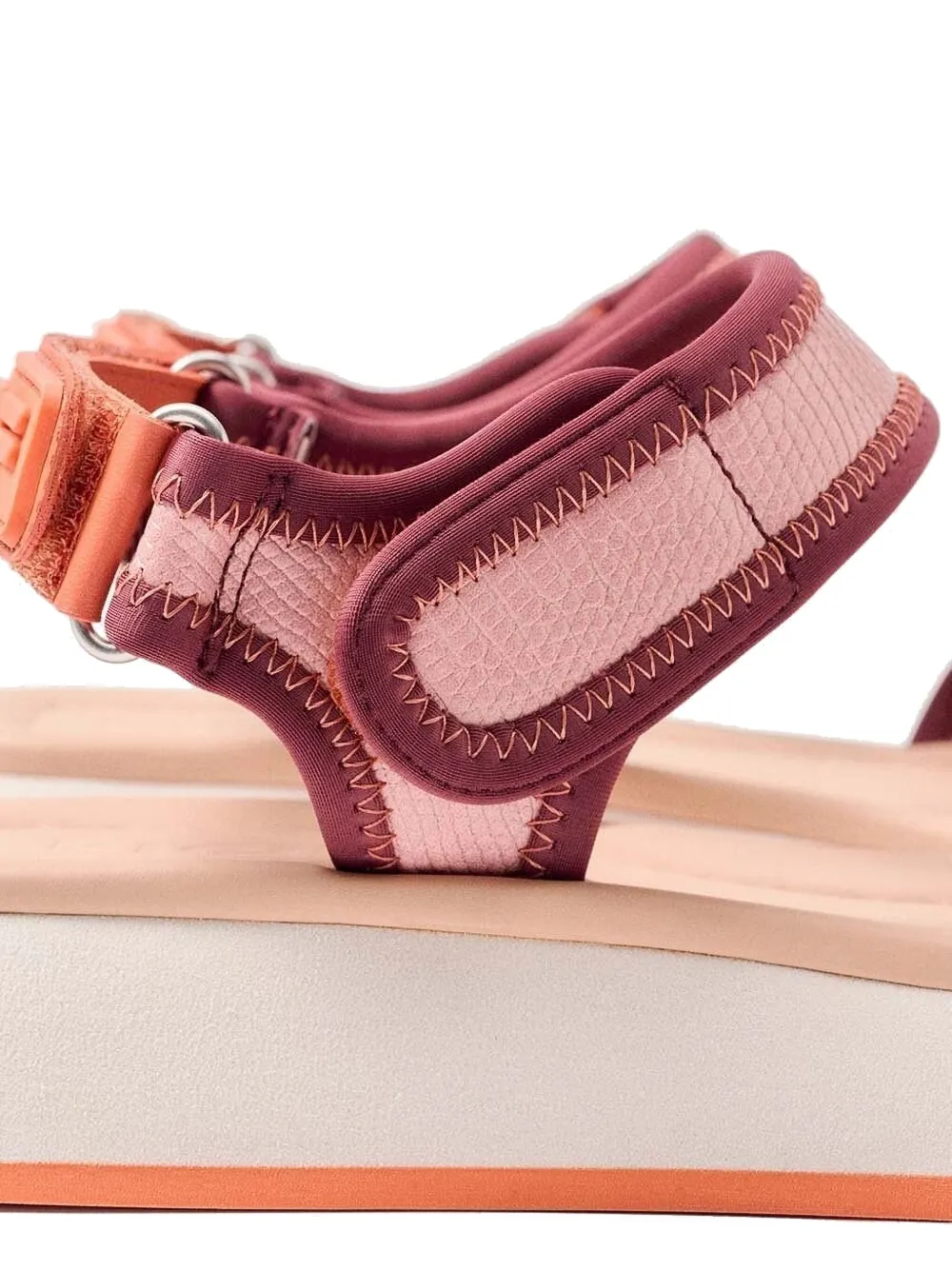 Hoff 40mm Touch-strap Platform Sandals In Pink