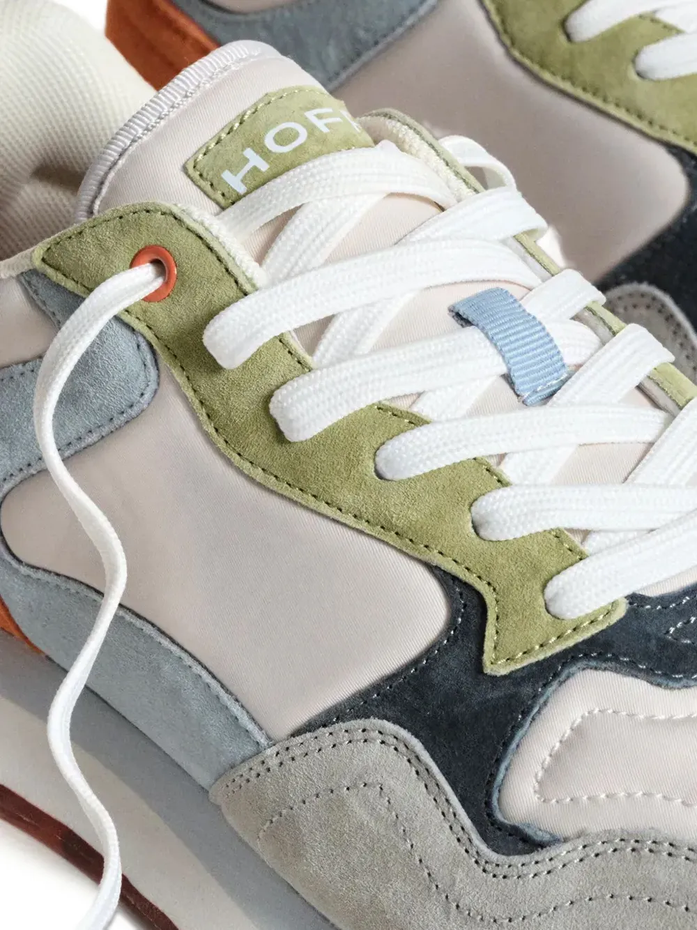 Hoff Kingston sneakers met colourblocking Grijs