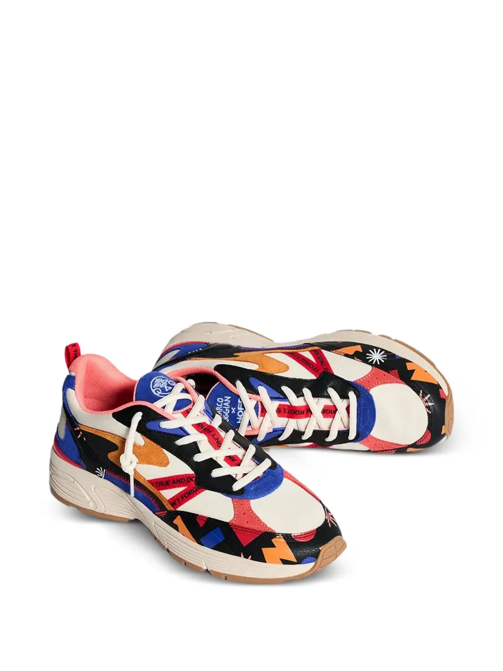 Hoff Oggian sneakers met colourblocking Blauw