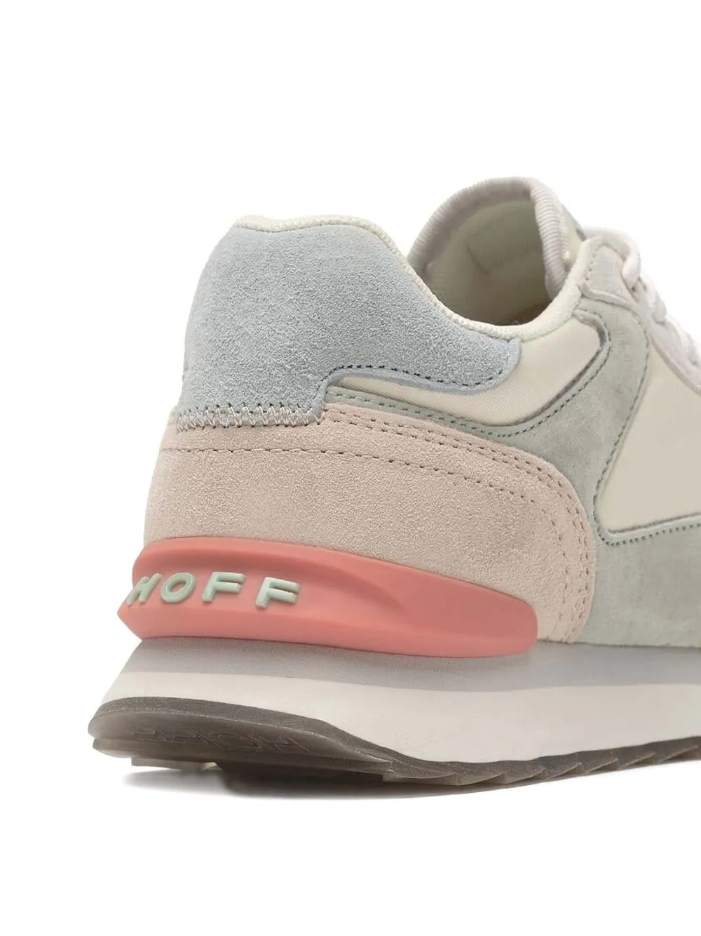 Hoff Sneakers met suède vlakken Beige