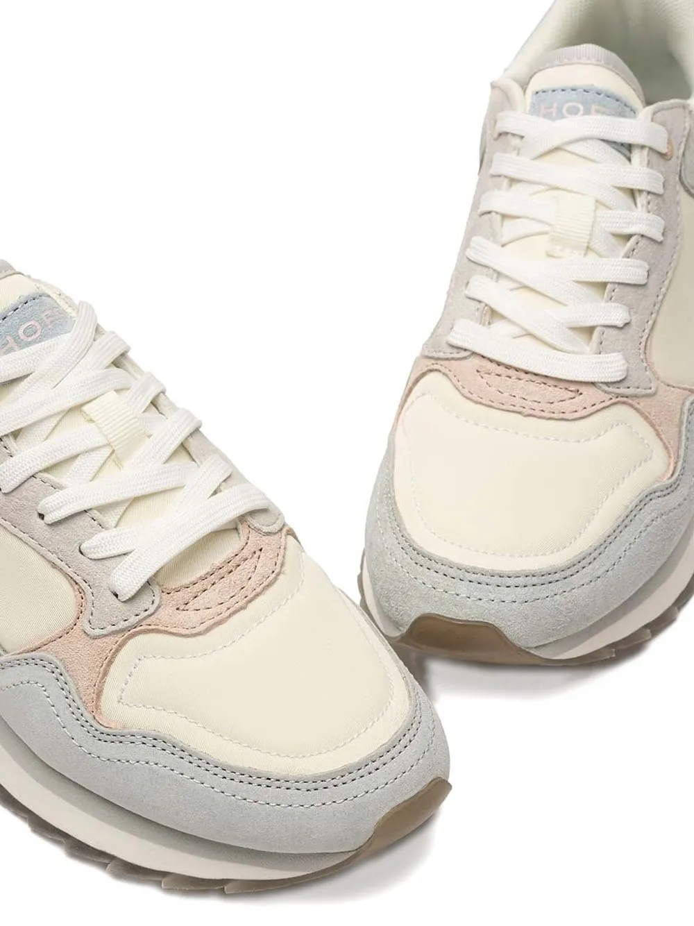 Hoff Sneakers met suède vlakken Beige