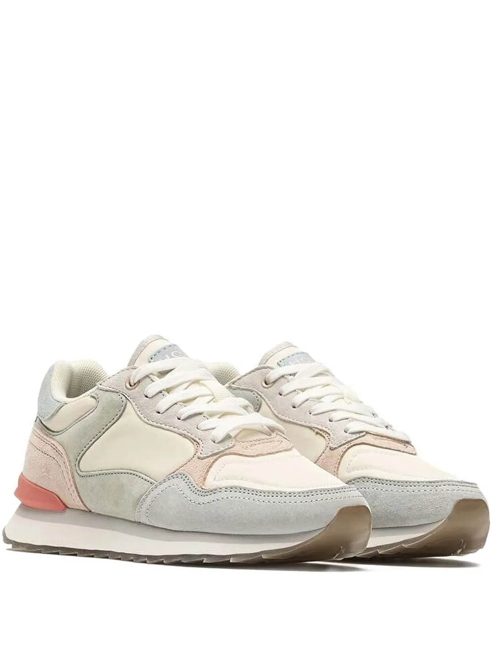 Hoff Sneakers met suède vlakken Beige