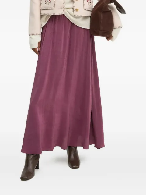 Hoss Intropia elastic-waist midi A-line skirt
