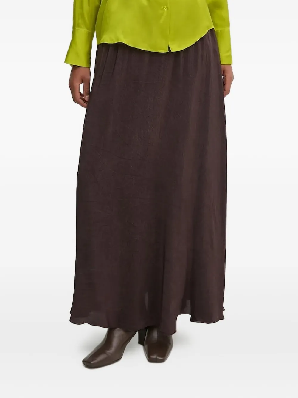 Hoss Intropia Elasticated-waistband Maxi Skirt In Brown