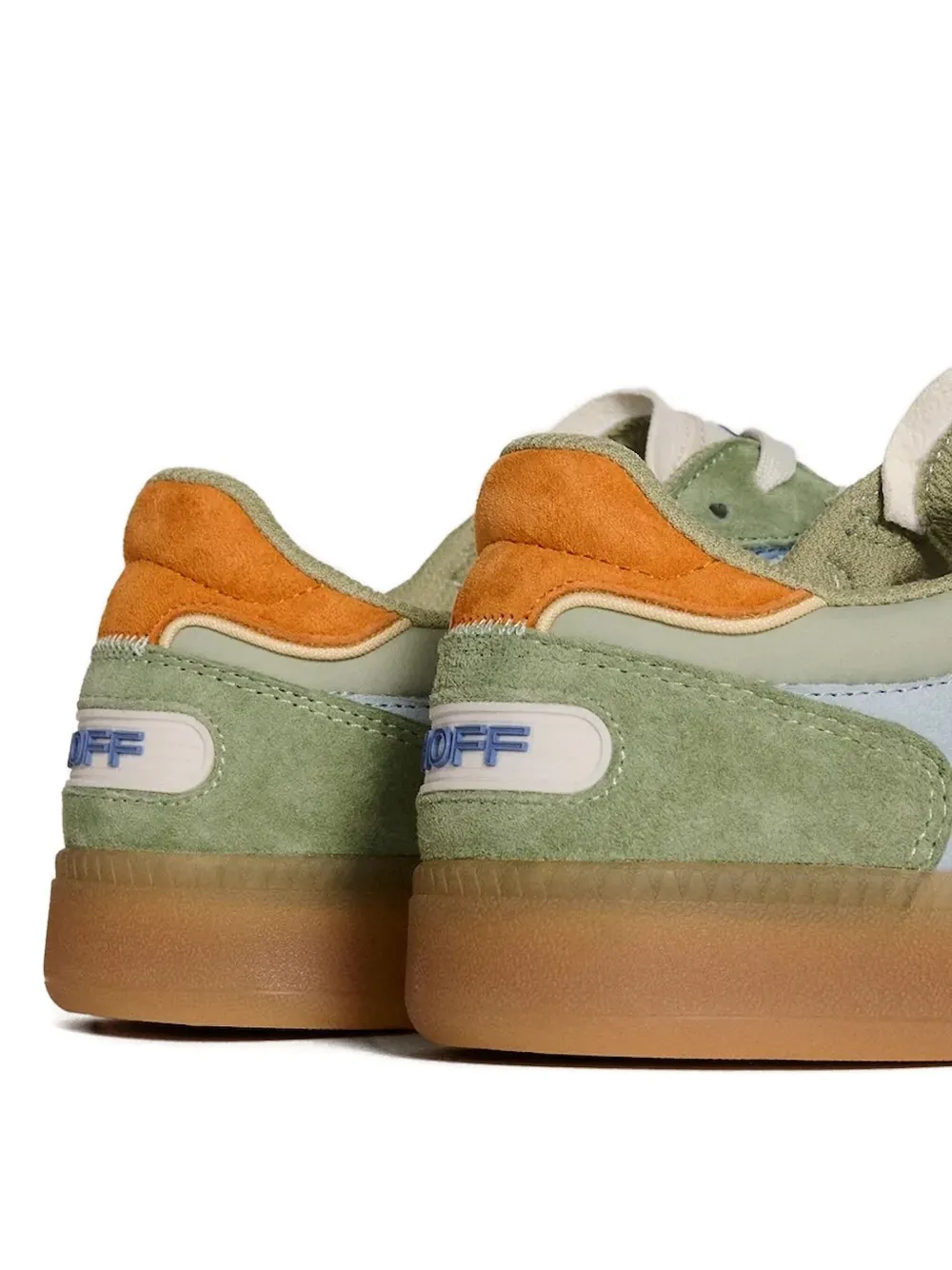 Hoff Park suede panelled sneakers Green
