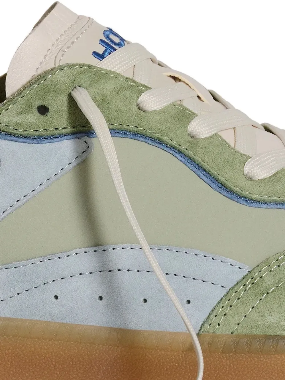 Hoff Park suede panelled sneakers Green
