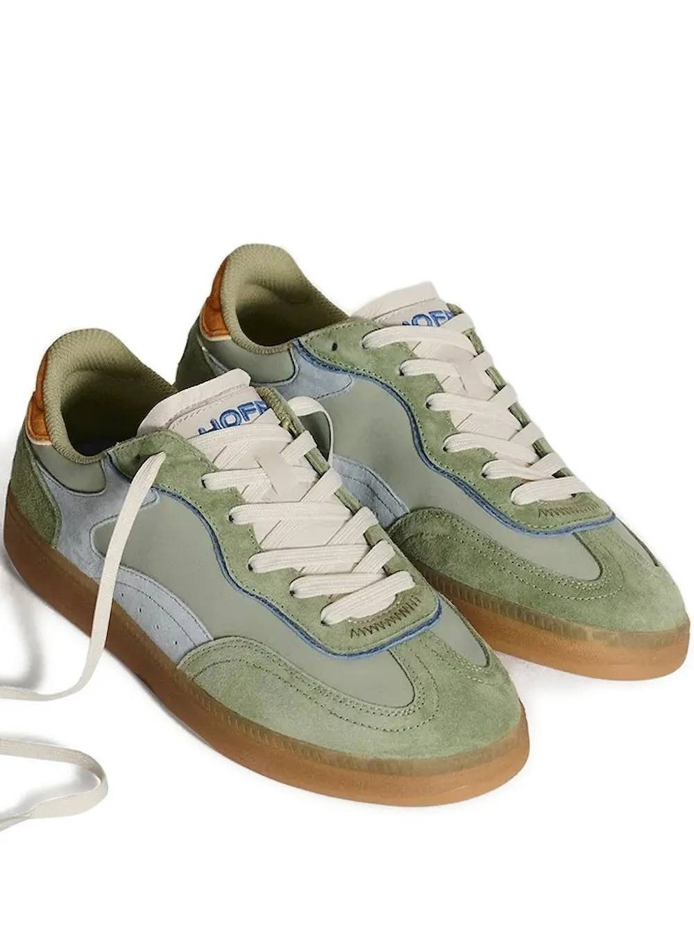 Hoff Park suede panelled sneakers Green