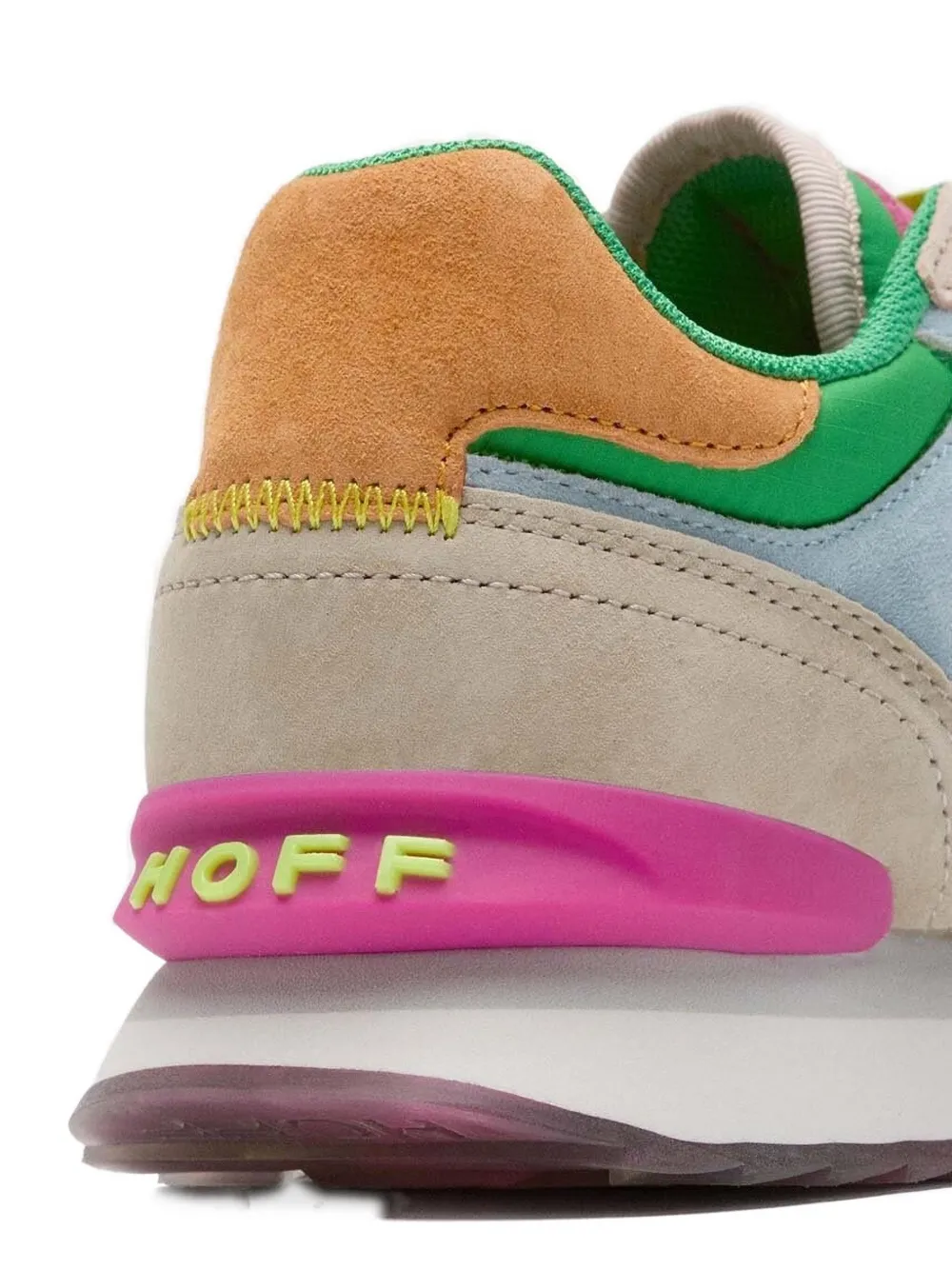 Hoff Sneakers met suède vlak Groen