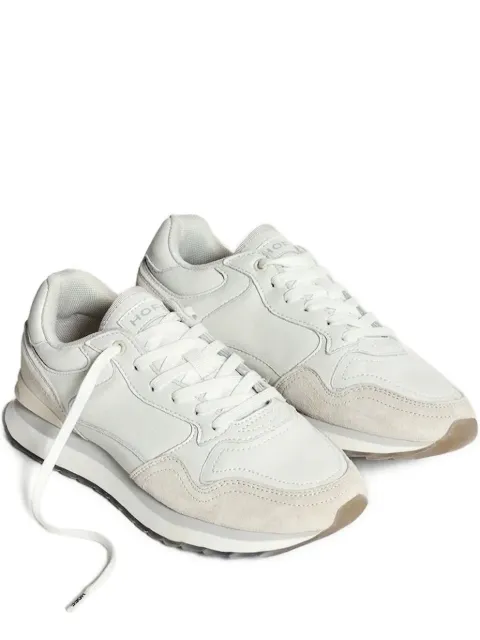 Hoff leather suede lace-up sneakers 