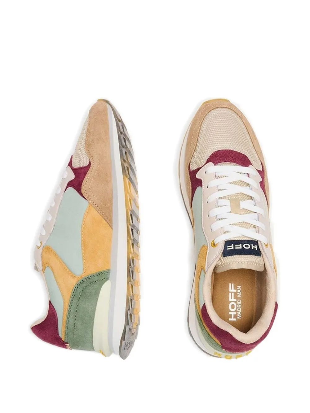 Hoff City Madrid Panelled Sneakers In Neutral