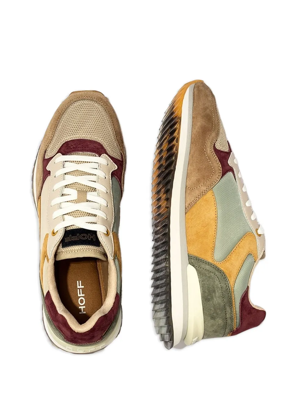 Hoff City Madrid Panelled Sneakers In Neutral