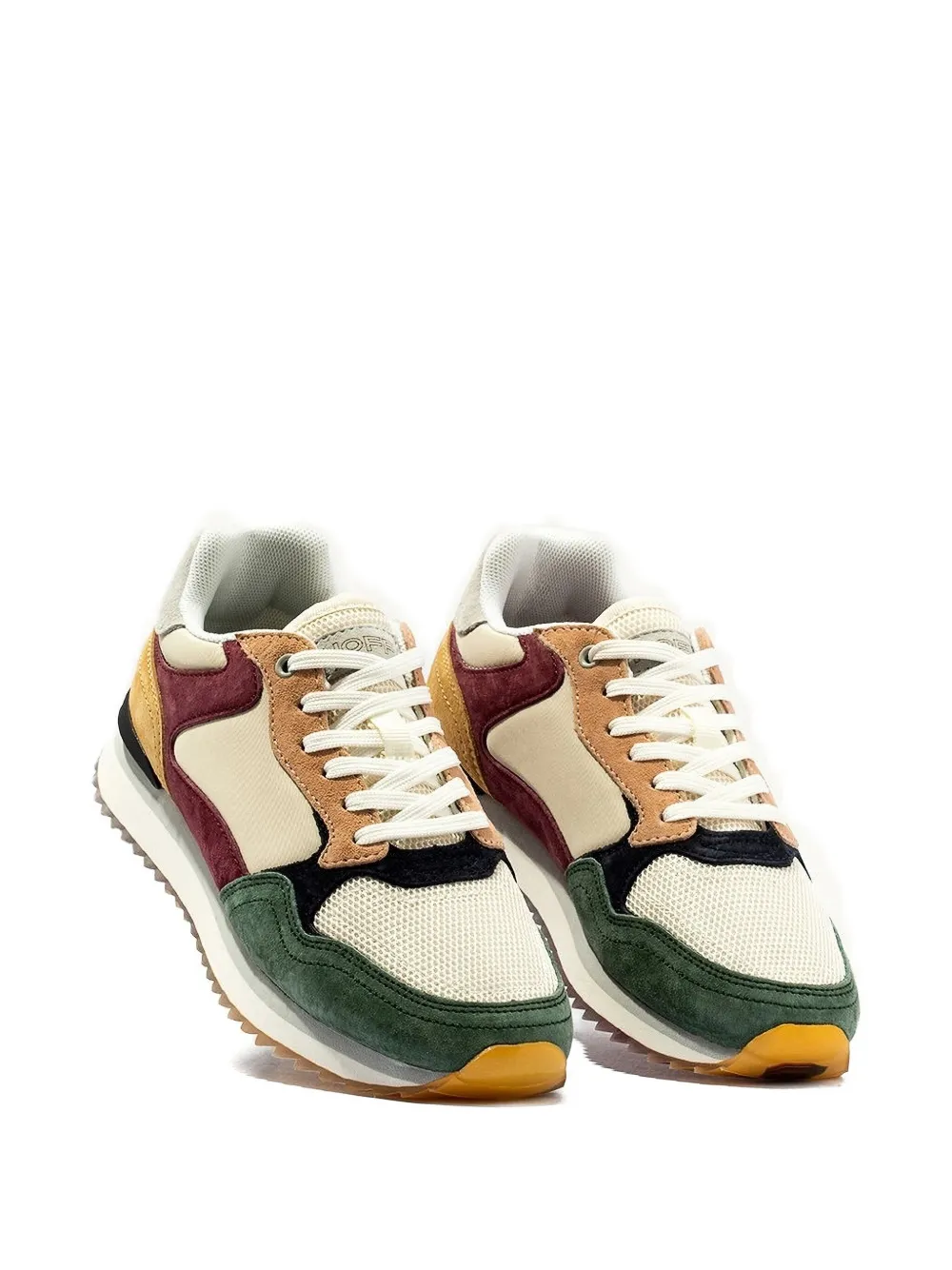 Hoff Sneakers met mesh vlakken - Groen