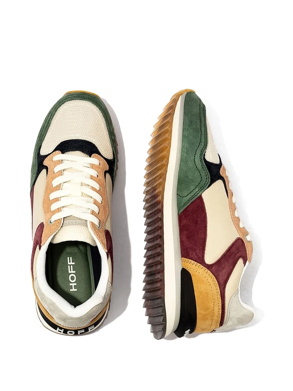 Hoff mesh-panelled sneakers Green