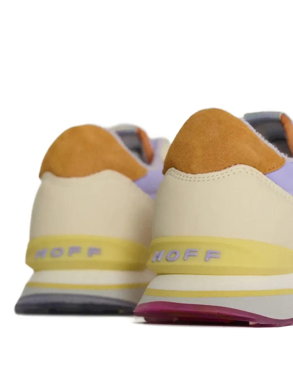 Hoff panelled lace-up sneakers Neutrals