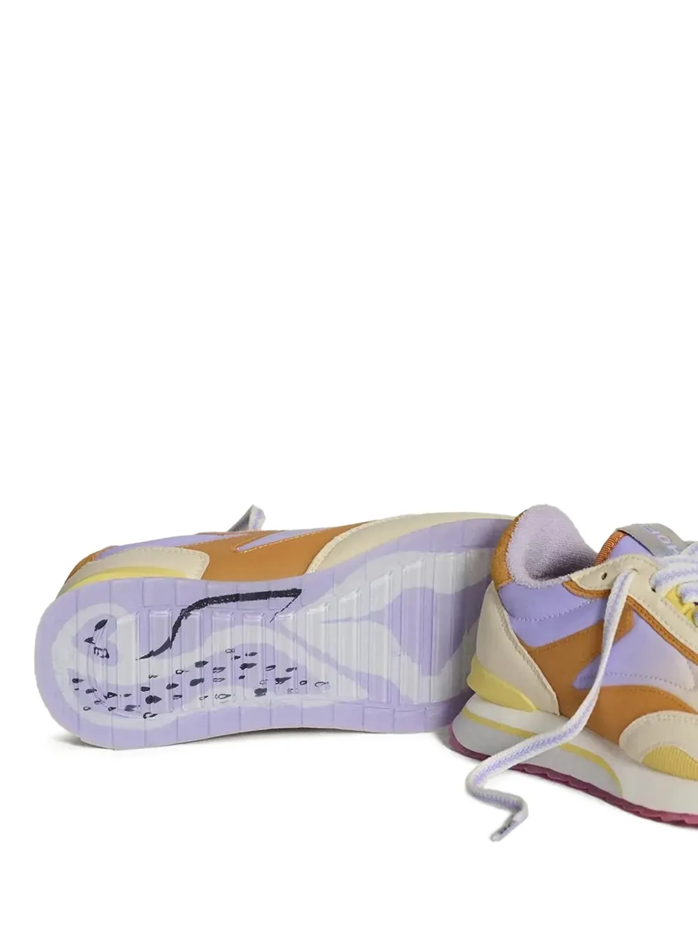 Hoff Sneakers met vlakken Beige