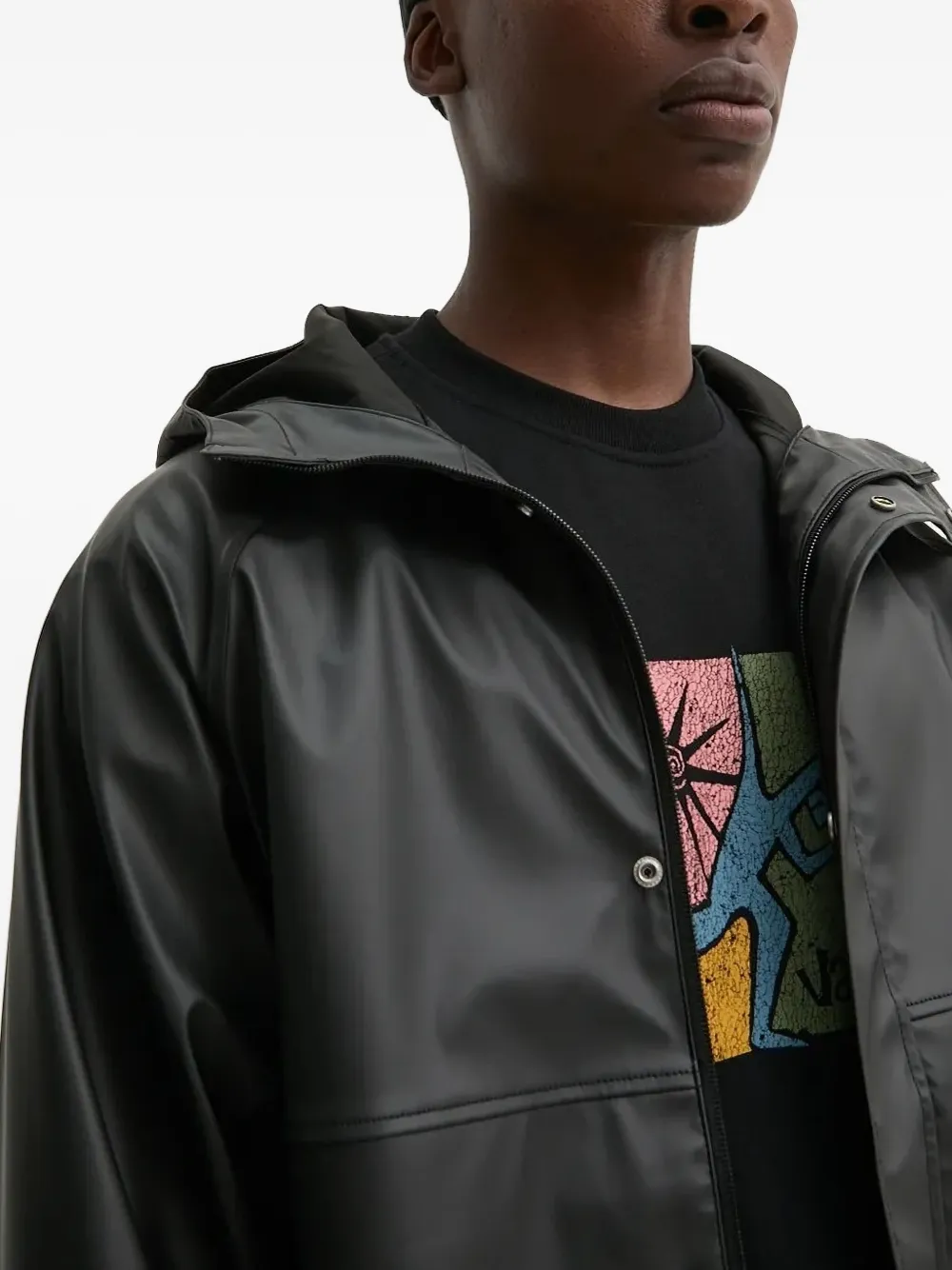 Herschel Supply Hooded Panelled Jacket Black FARFETCH PH