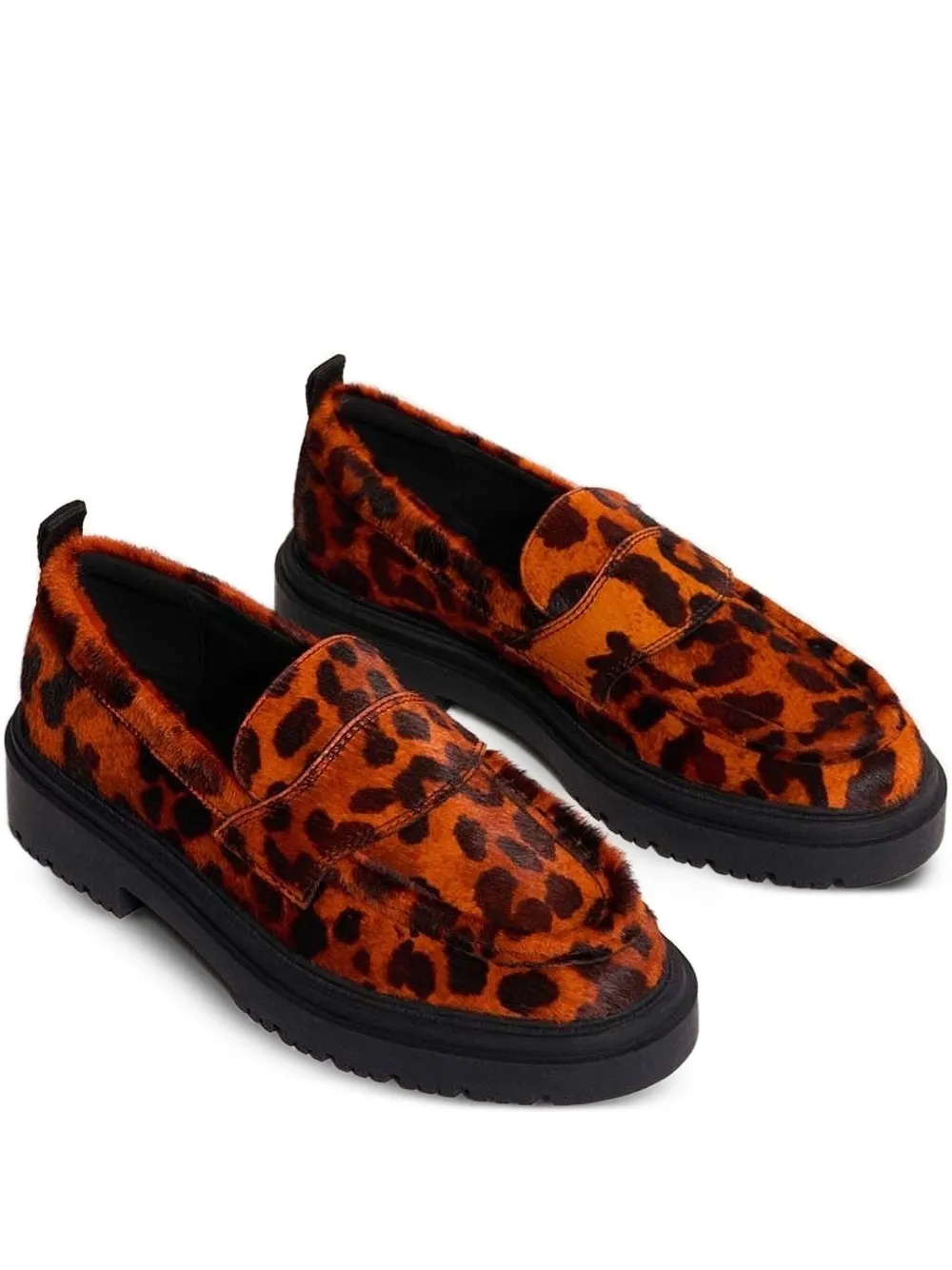 Hoff Leopard-print Platform Loafers In Multi