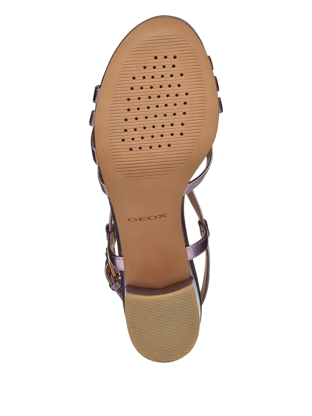 Geox 65mm Virnilisa metallic leather pumps Purple