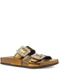 Geox buckle flat sandals - Brown