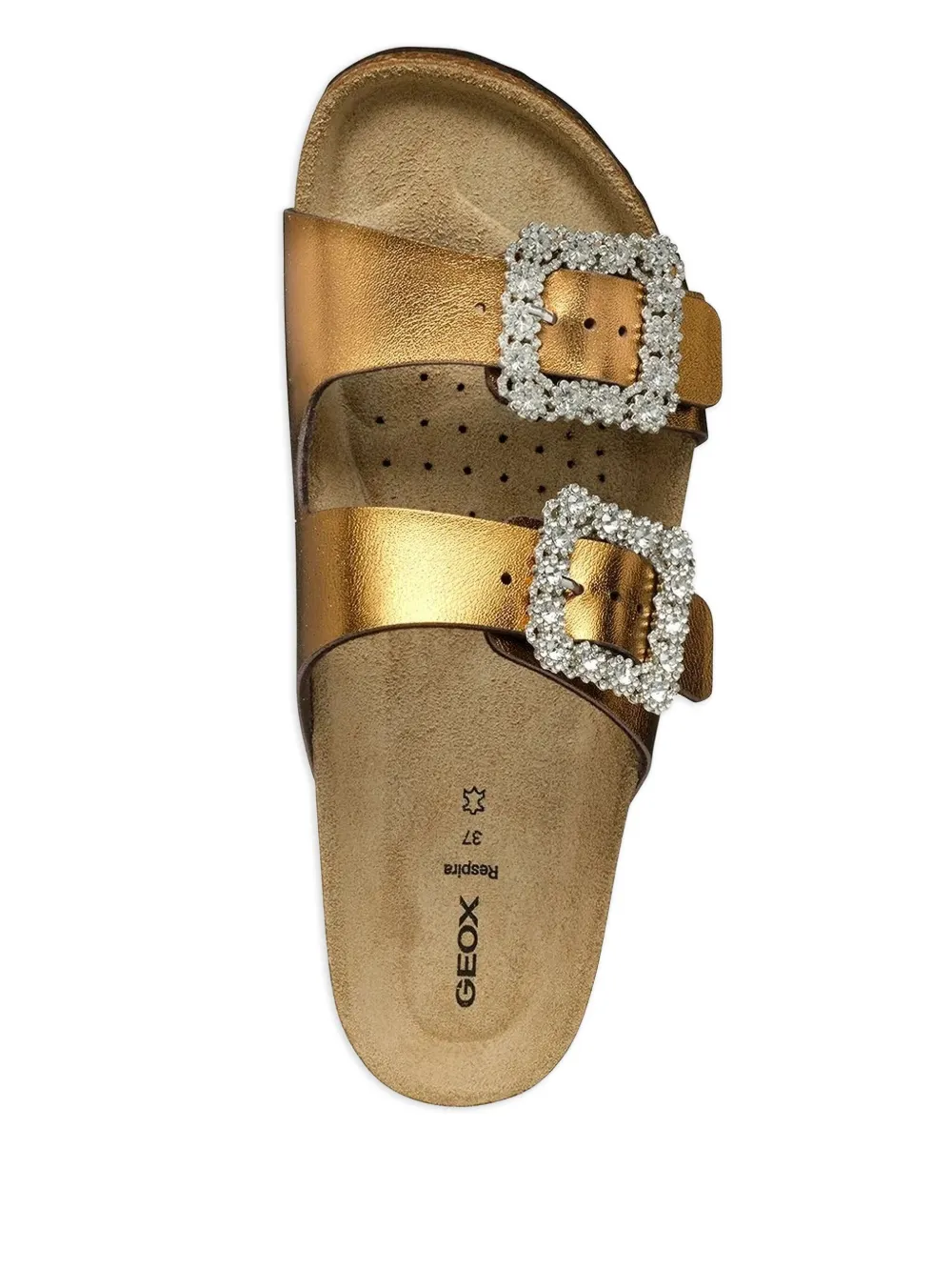 Geox Sandalen met gesp Bruin