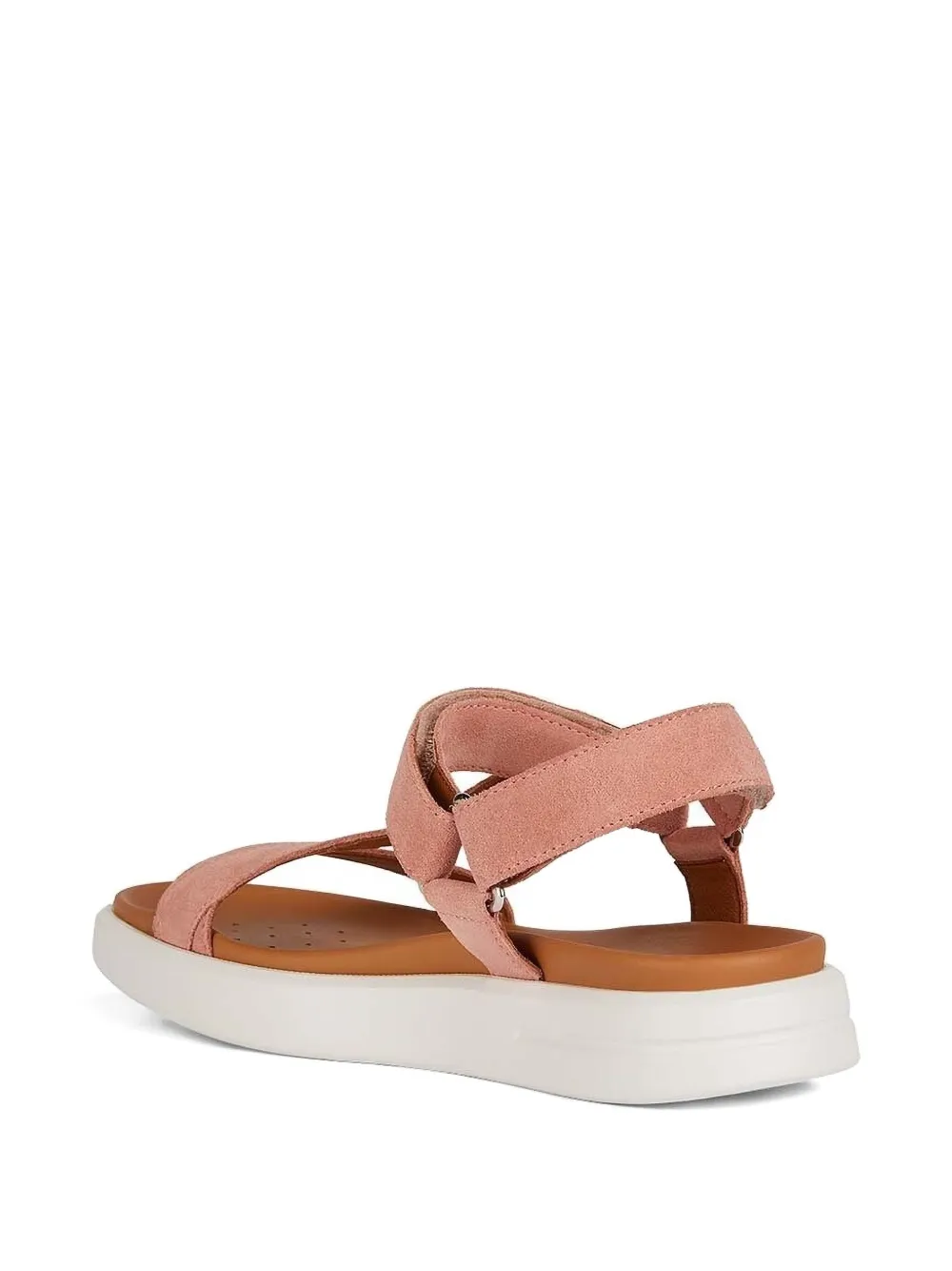 Geox suede flat sandals Pink