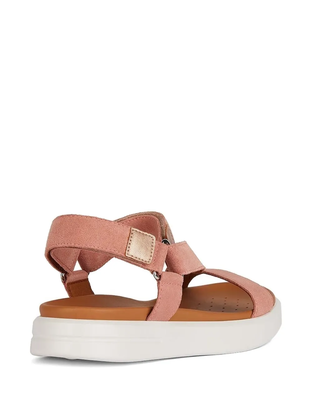 Geox suede flat sandals Pink