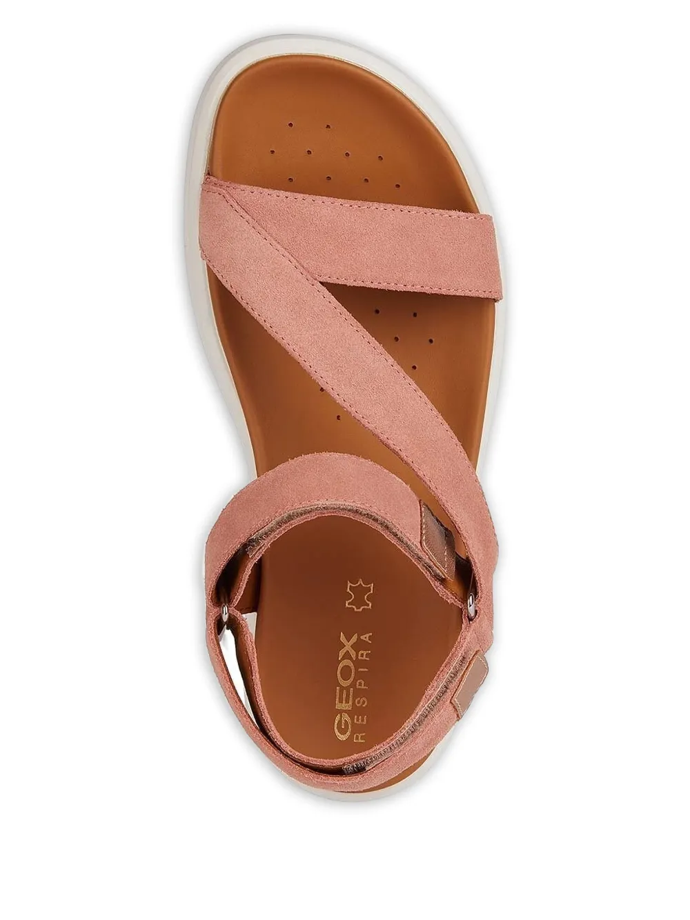 Geox suede flat sandals Pink