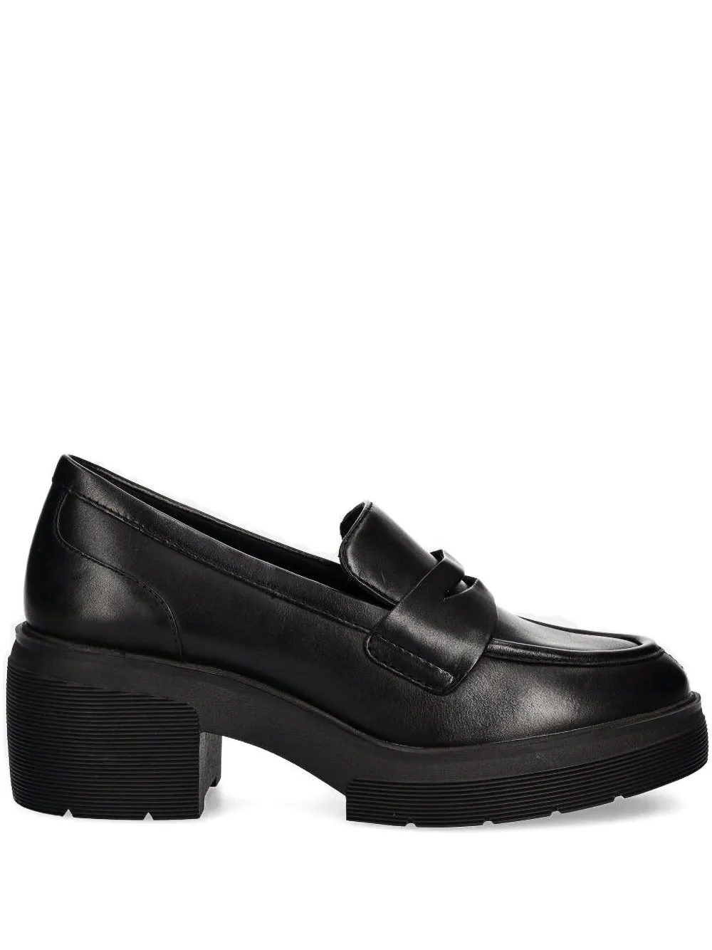 Geox Spherica™ EC15 penny-strap platform loafers Black