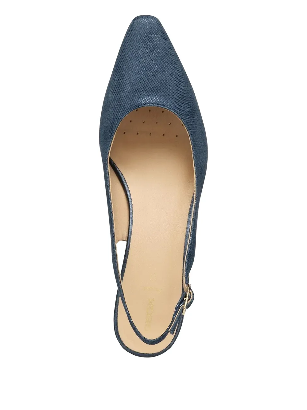 Geox 65mm Giselda slingback block-heel pumps Blue