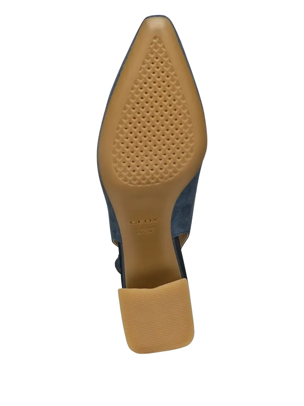 Geox 65mm Giselda slingback block-heel pumps Blue