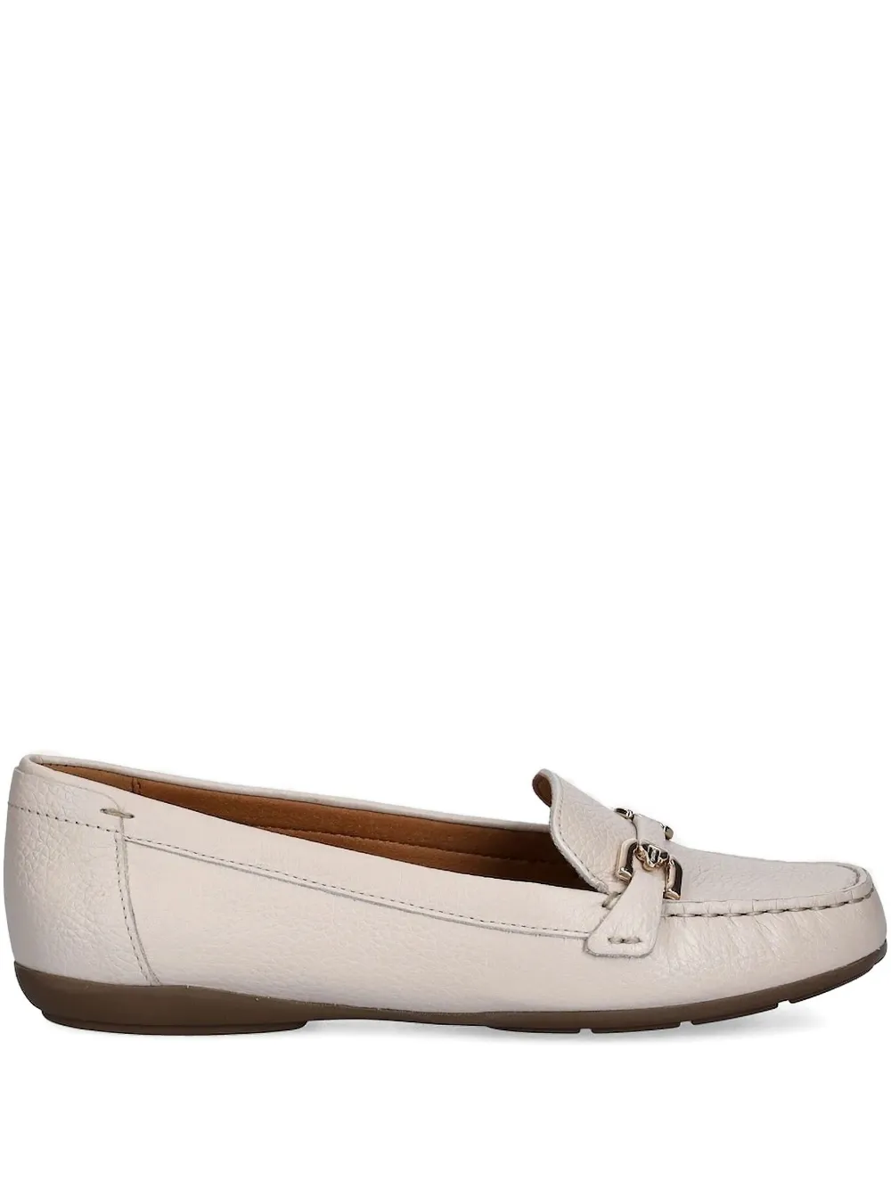 Geox buckle-detail loafers Neutrals