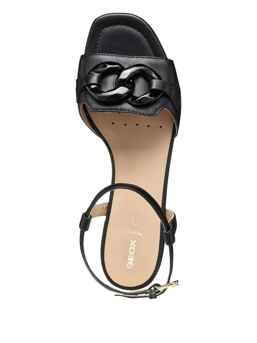 Geox New Eraklia ankle-strap flat sandals Black