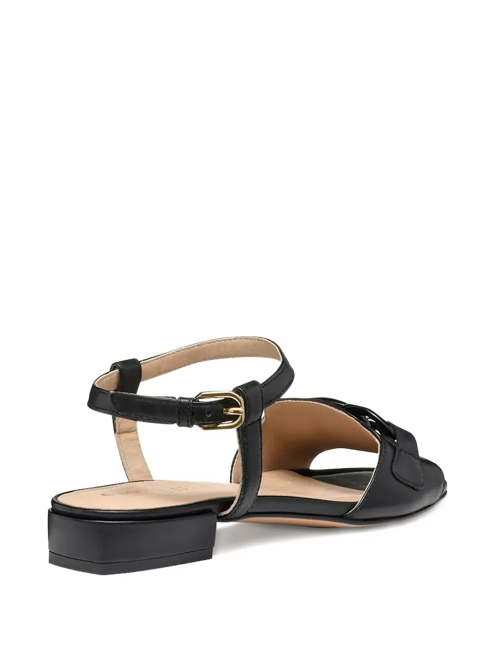Geox New Eraklia ankle-strap flat sandals Black