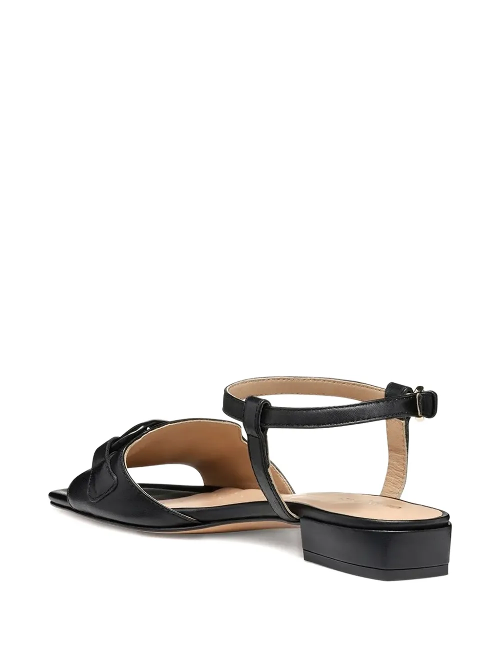 Geox New Eraklia ankle-strap flat sandals Black