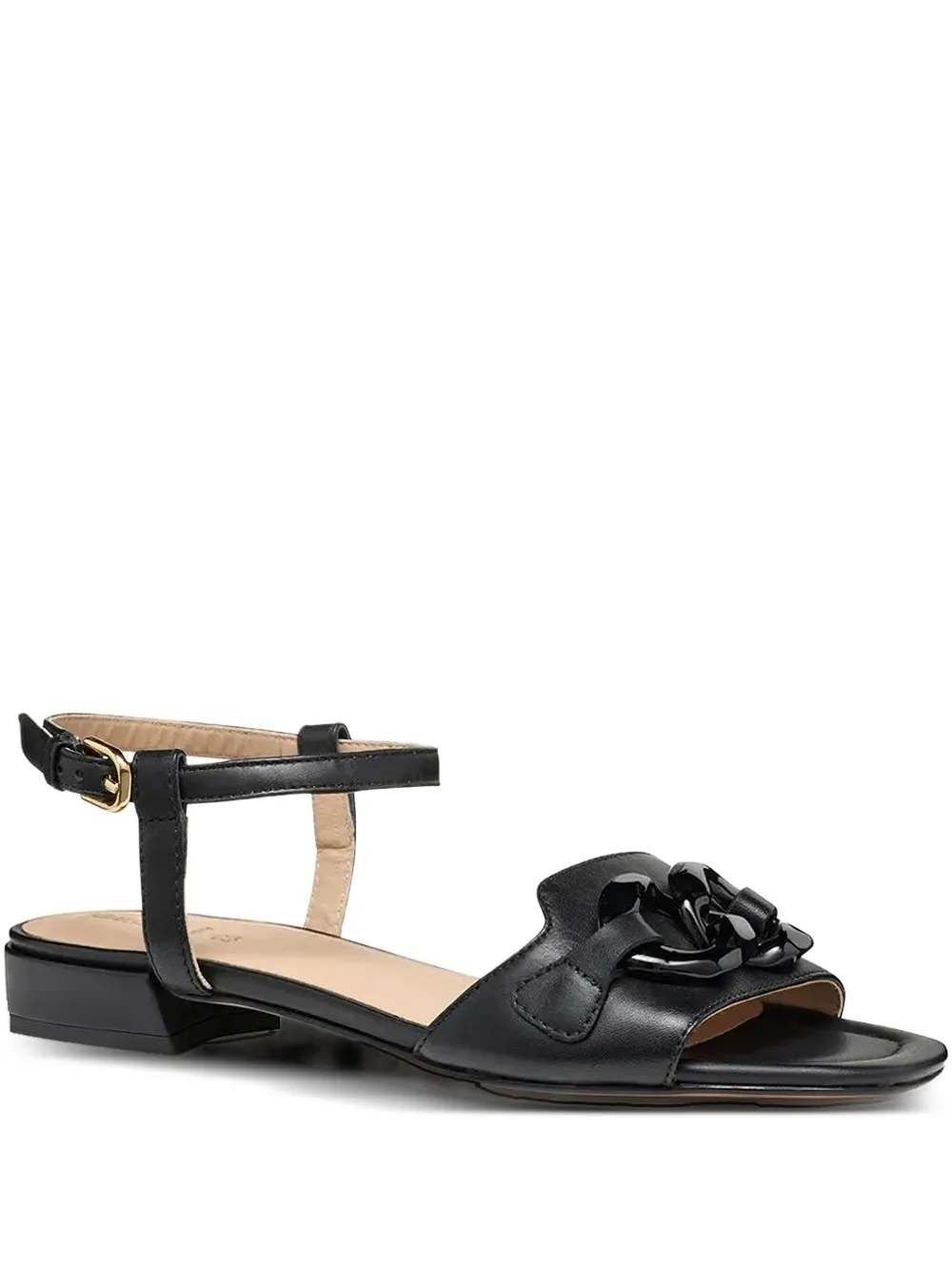 Geox New Eraklia ankle-strap flat sandals Black