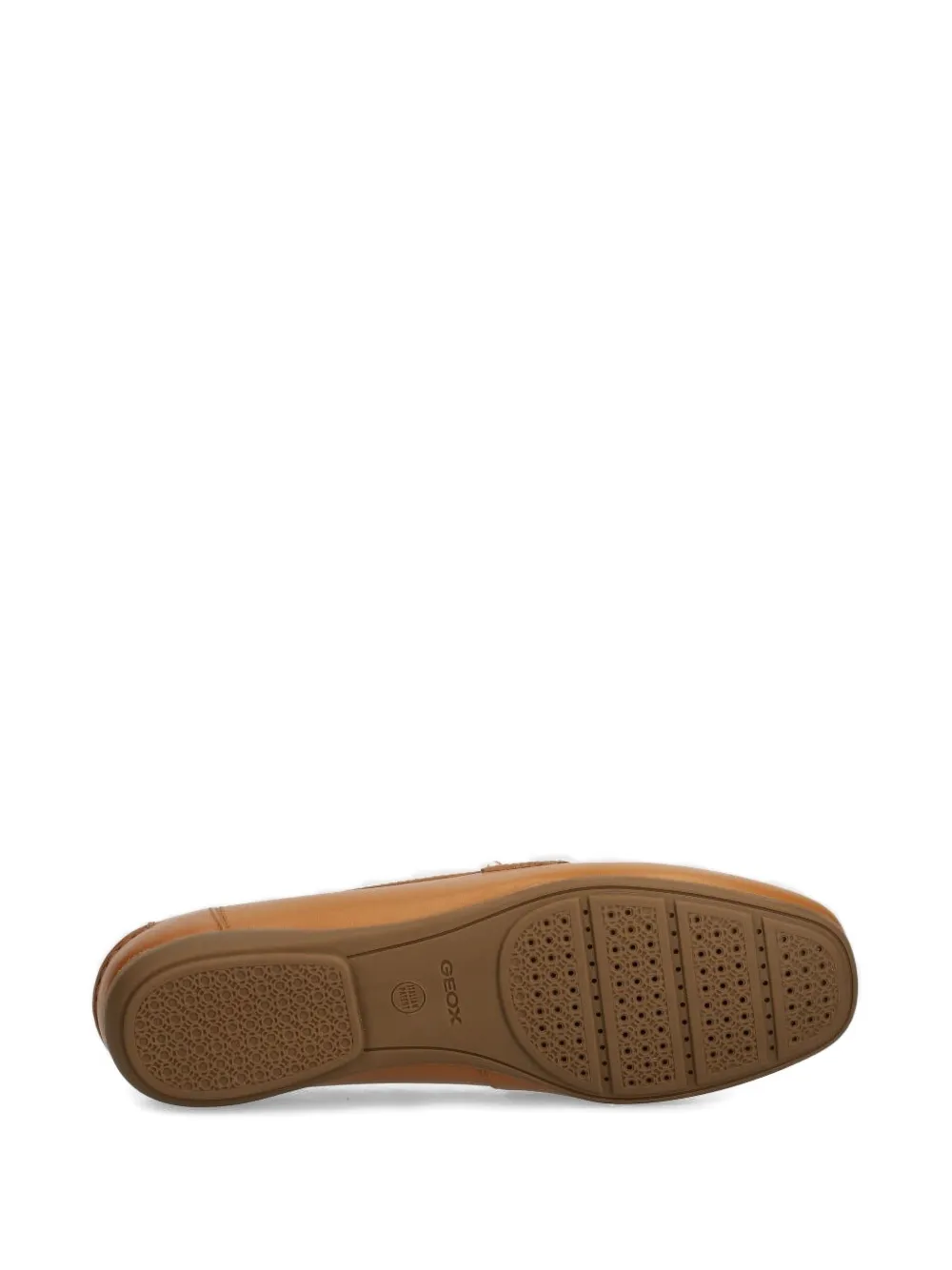 Geox Leather Two-tone Loafers In Brown