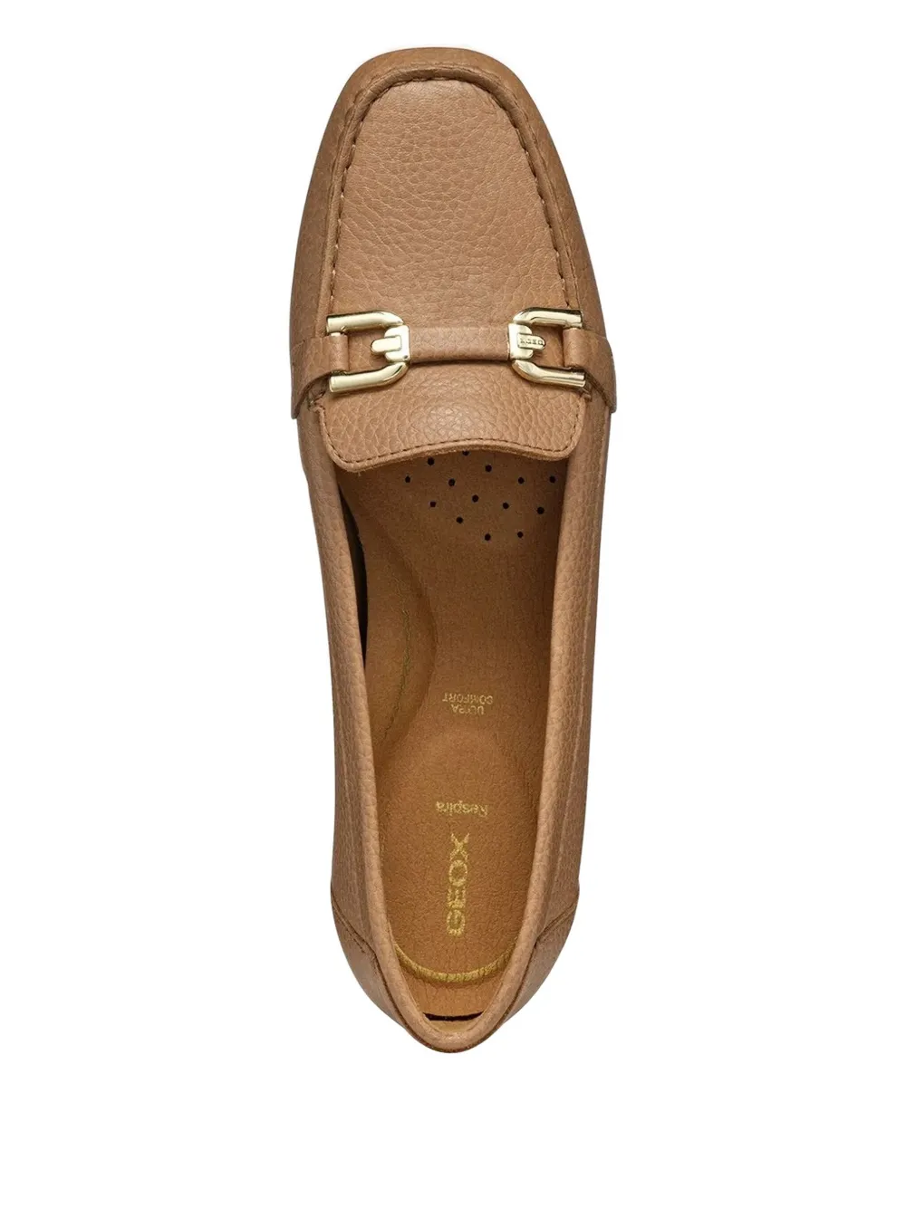 Geox Annytah Moc leather loafers Neutrals