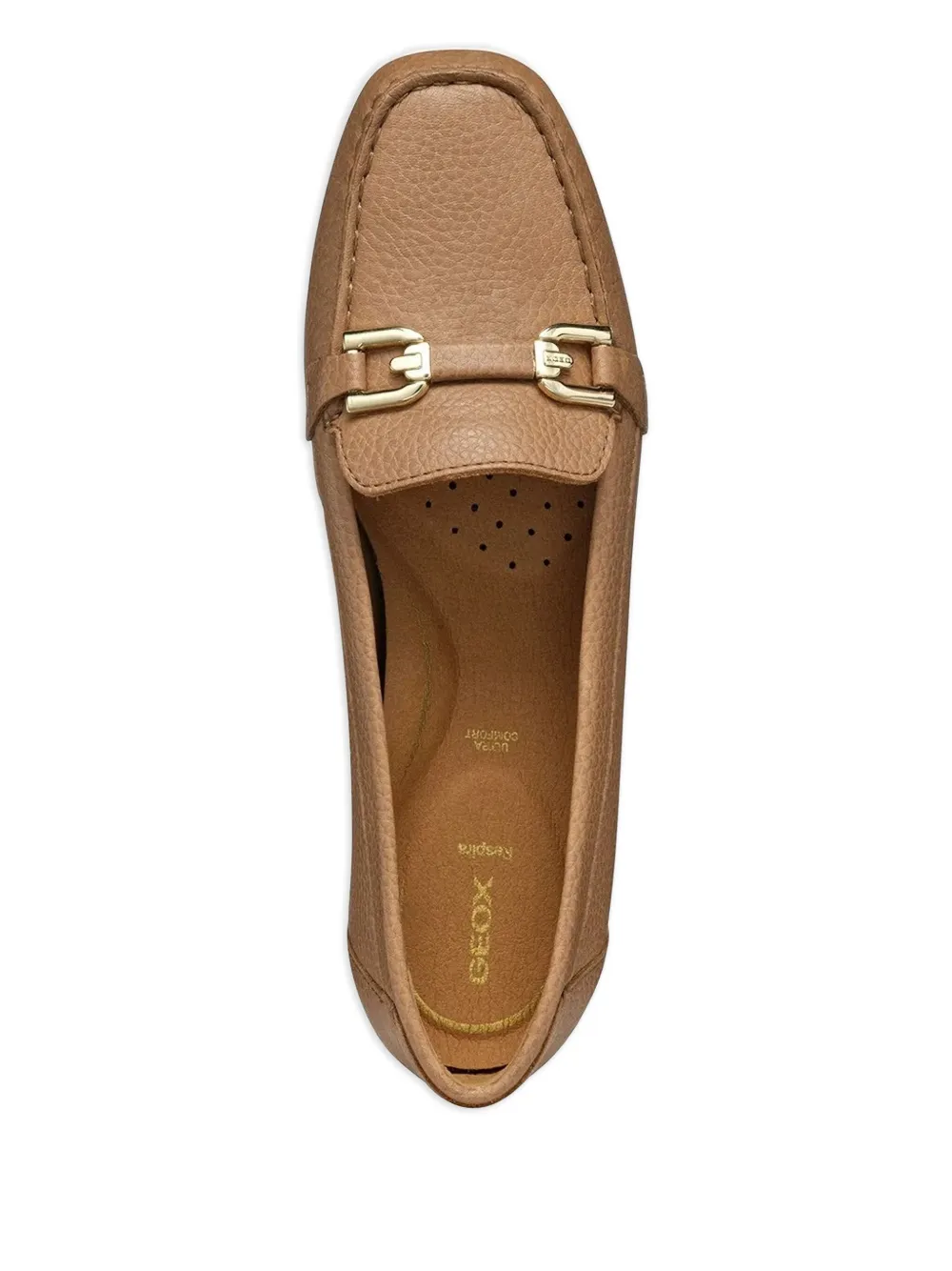 Geox Annytah Moc leather loafers Neutrals