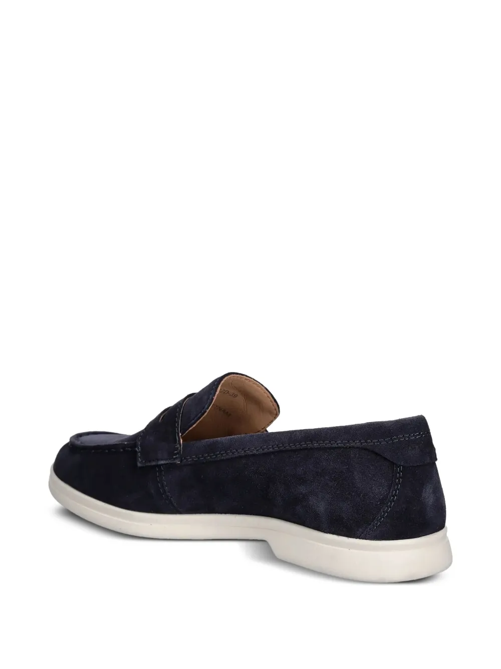Geox Xand 3 suede penny loafers Black