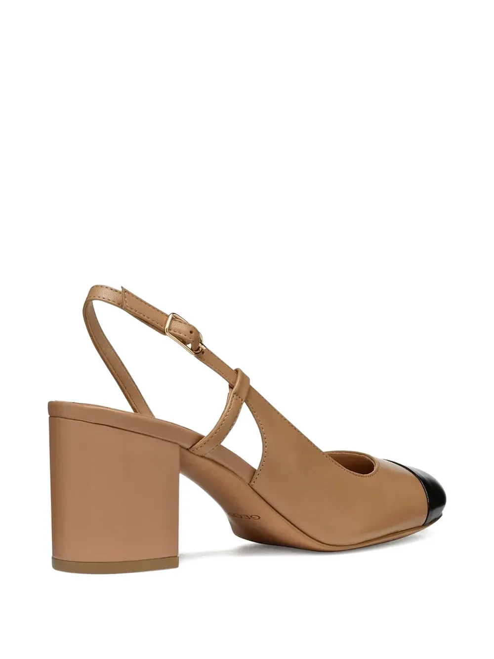 Geox 65mm slingback block-heel pumps Neutrals