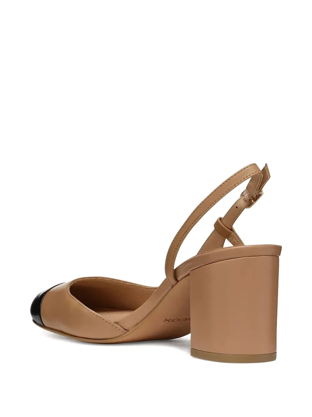 Geox 65mm slingback block-heel pumps Neutrals