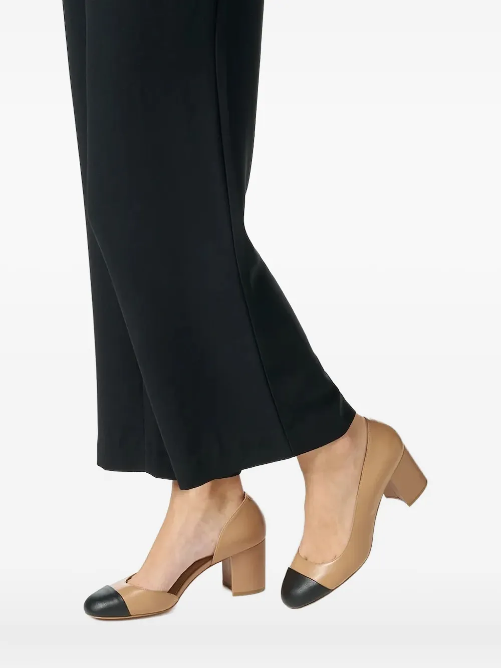 Geox 65mm Virnilisa heeled pumps Neutrals
