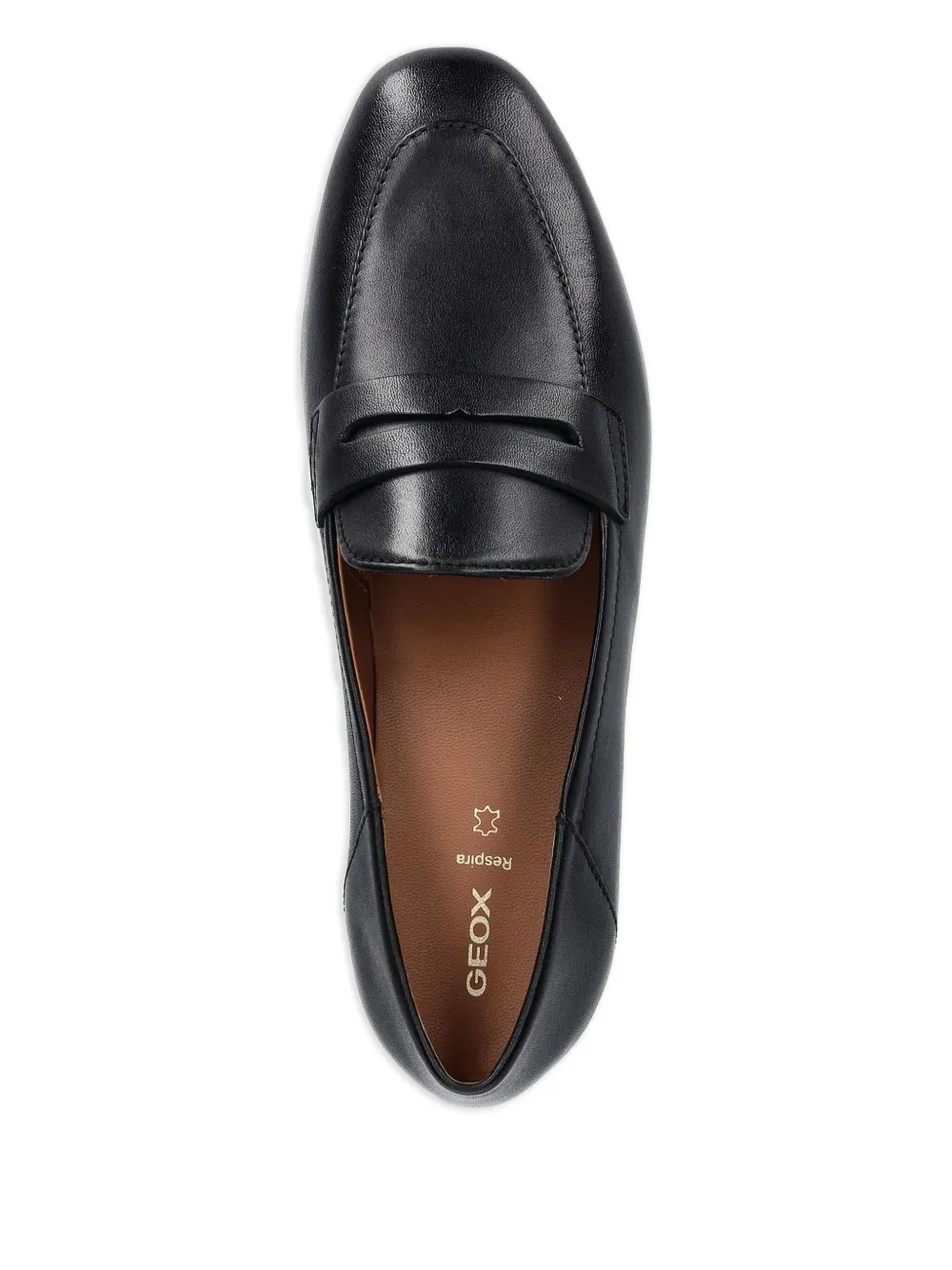 Geox penny leather loafers | Image 2
